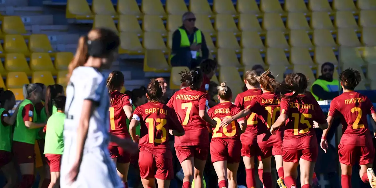 Juventus Women ko ai rigori, la Roma vince la Supercoppa Italiana