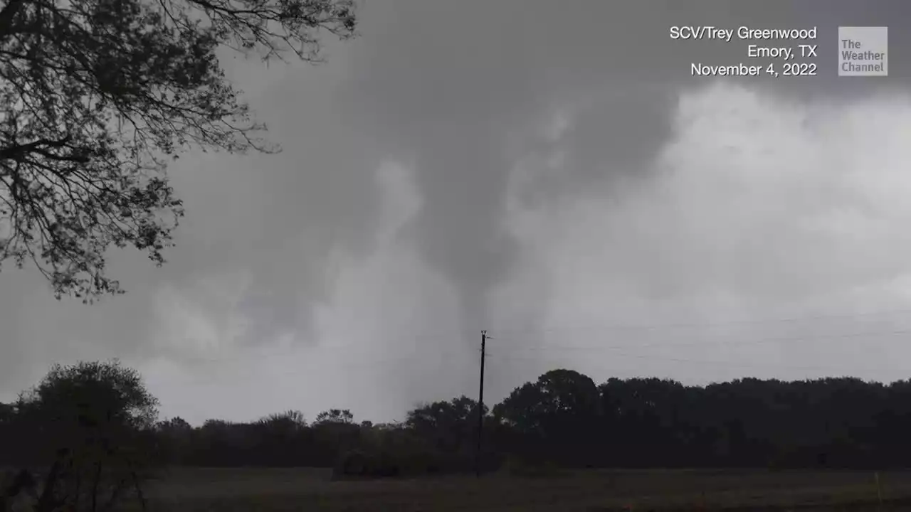 Large Tornado Captured On Video In Northeast Texas - Videos from The Weather Channel