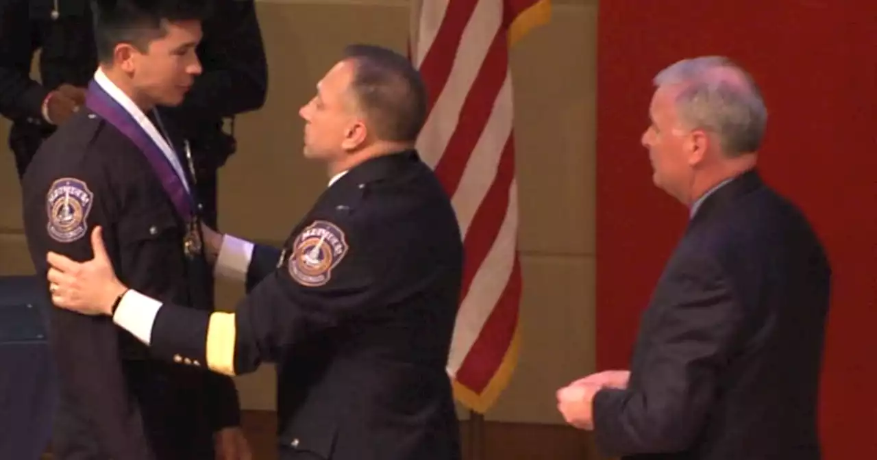 IMPD Officer Thomas Mangan, others honored at IMPD ceremony