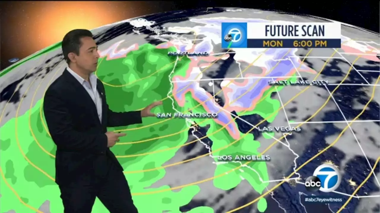 SoCal to see cool and pleasant Sunday, followed by major storm with rain, snow