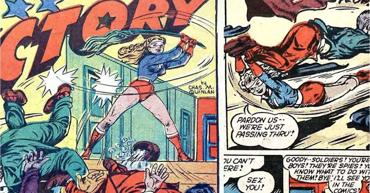 Miss Victory, Solar & Alias X in Rare Captain Aero Comics, at Auction