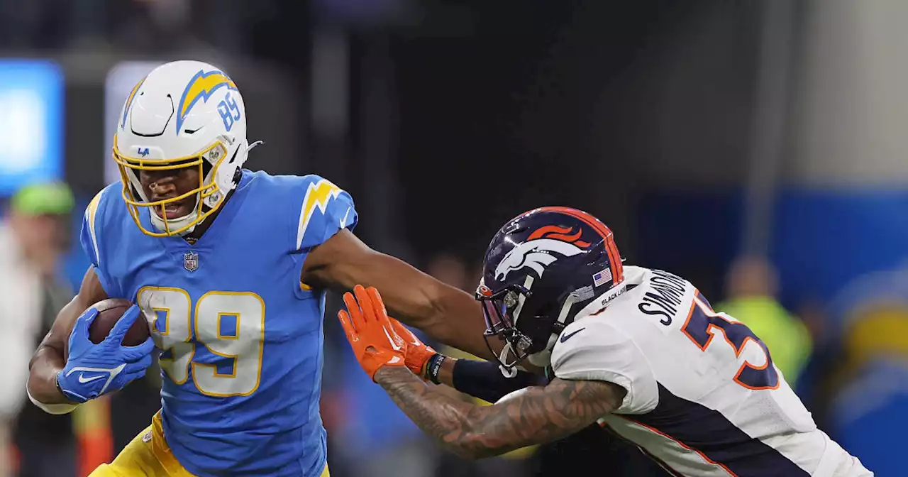 Chargers place tight end Donald Parham on injured reserve