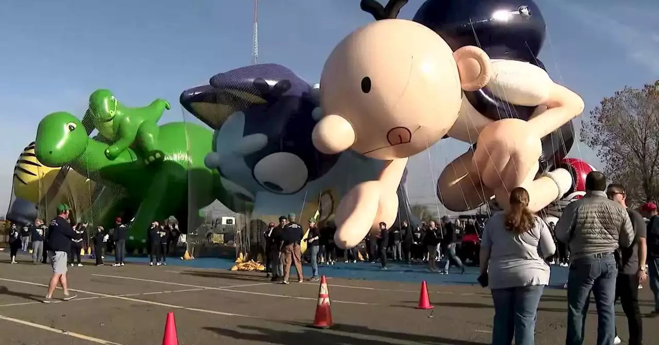 Macy's preps for Thanksgiving Day Parade at Balloonfest