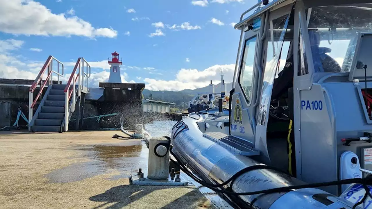 Two boaters trapped in rough waters rescued after vessel sinks in Alberni Inlet: RCMP