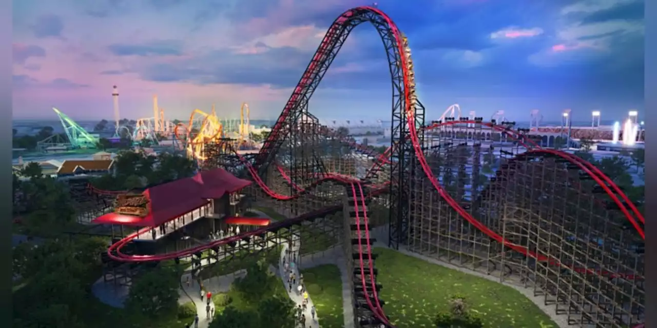 New hybrid roller coaster to debut with ‘world’s largest underflip’