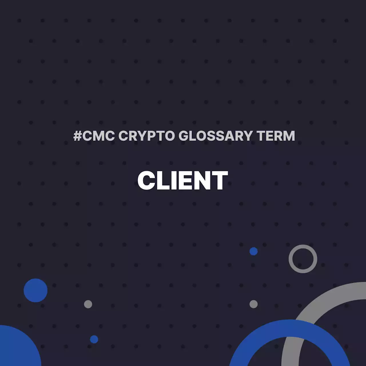 Client | CoinMarketCap