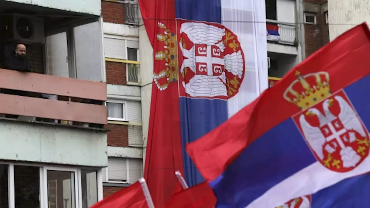 Ethnic Serbs rally in Kosovo after leaving jobs in protest