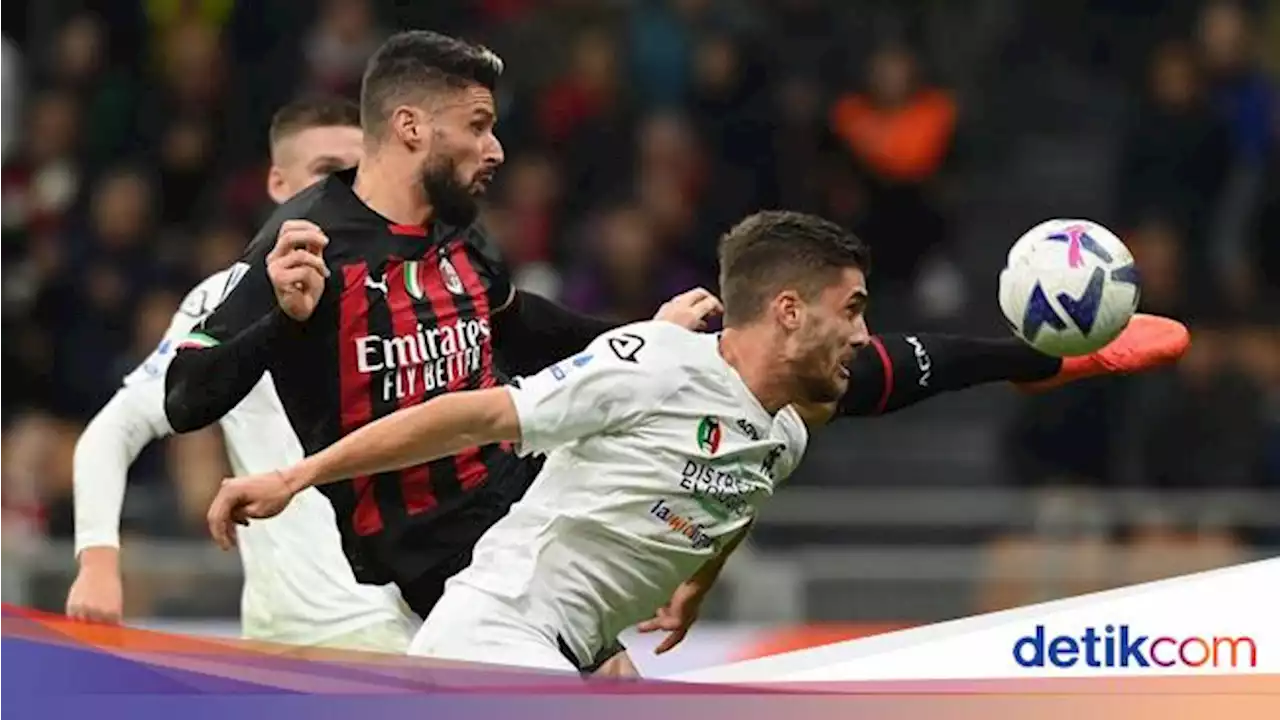 AC Milan Vs Spezia: Gol Voli Giroud Pastikan Tiga Poin Rossoneri