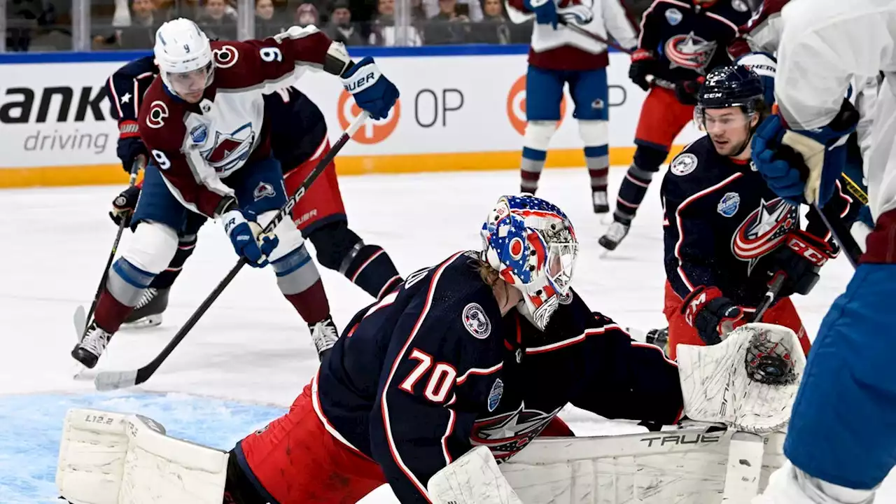 Columbus Blue Jackets' losing streak extends to five games with 5-1 loss to Avalanche