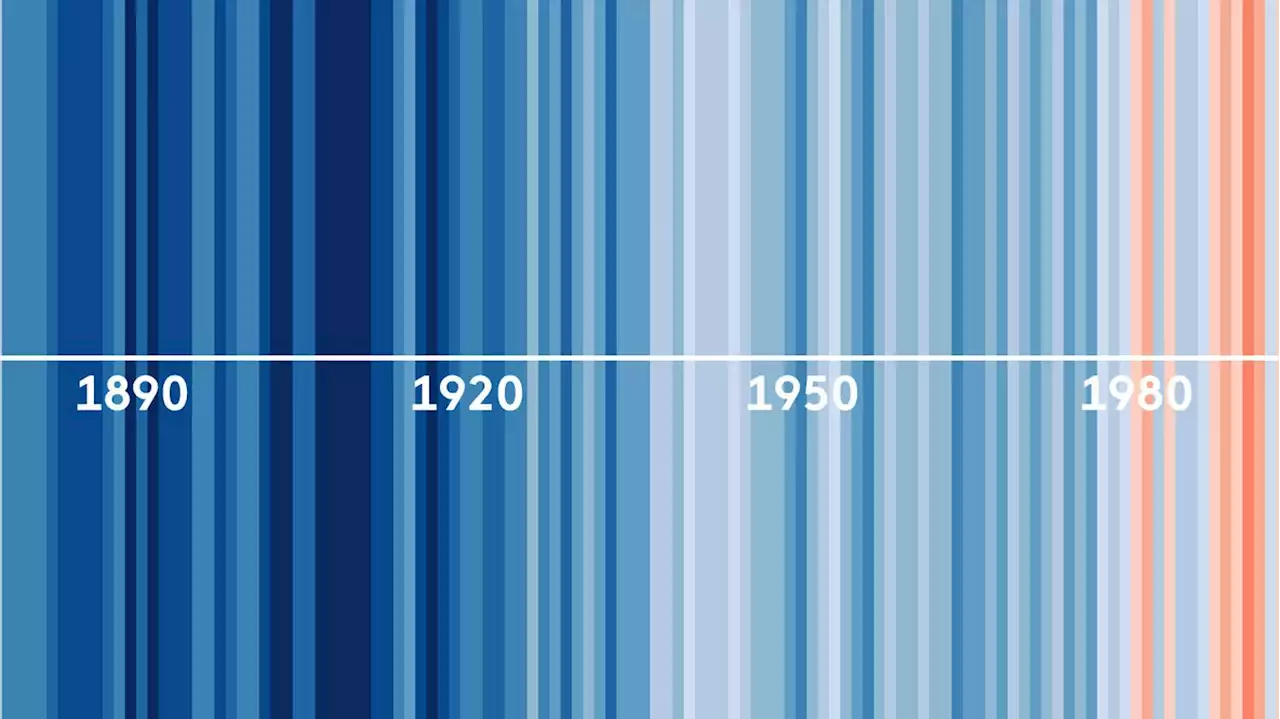 COP27 : on vous raconte l'histoire des 'Warming Stripes', le meilleur graphique pour comprendre le réchauffement climatique