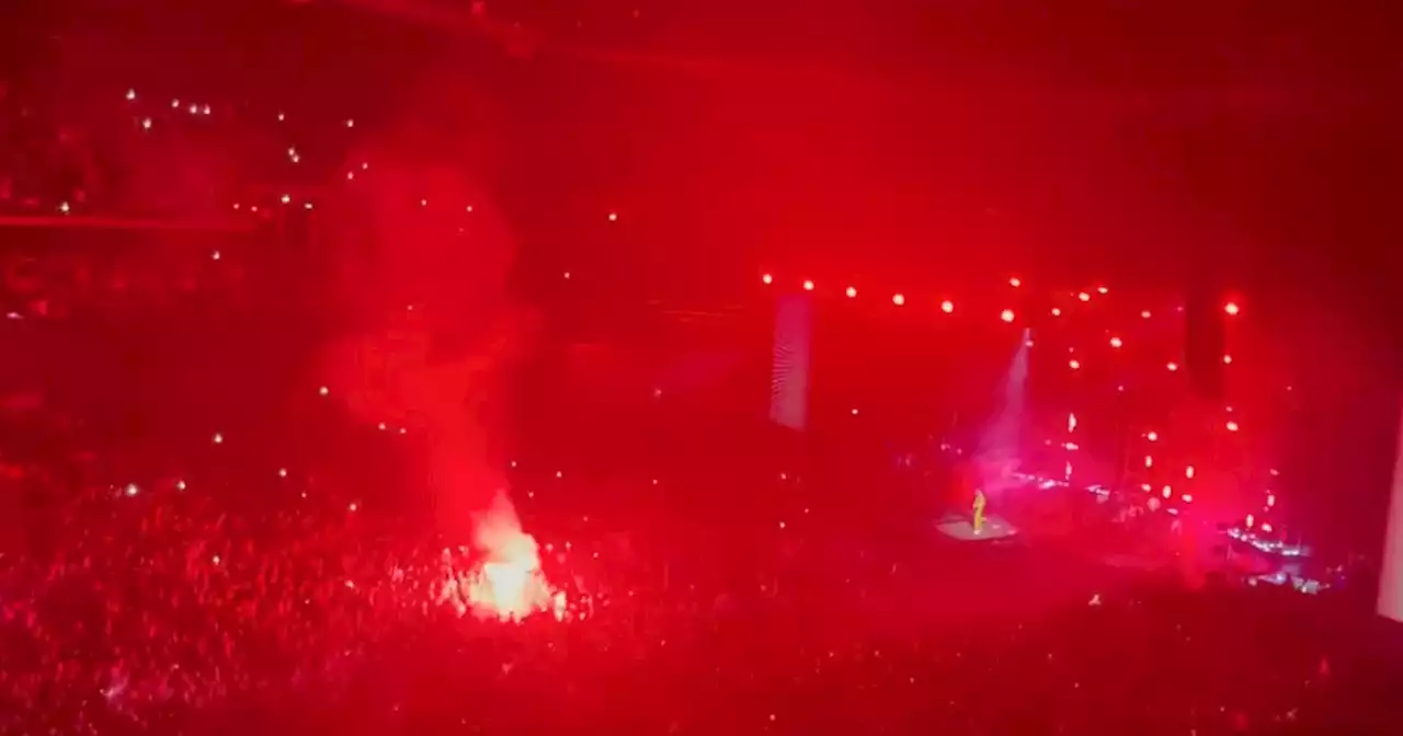 Hydro gig-goers stunned after lit flare thrown into crowd at Kasabian show