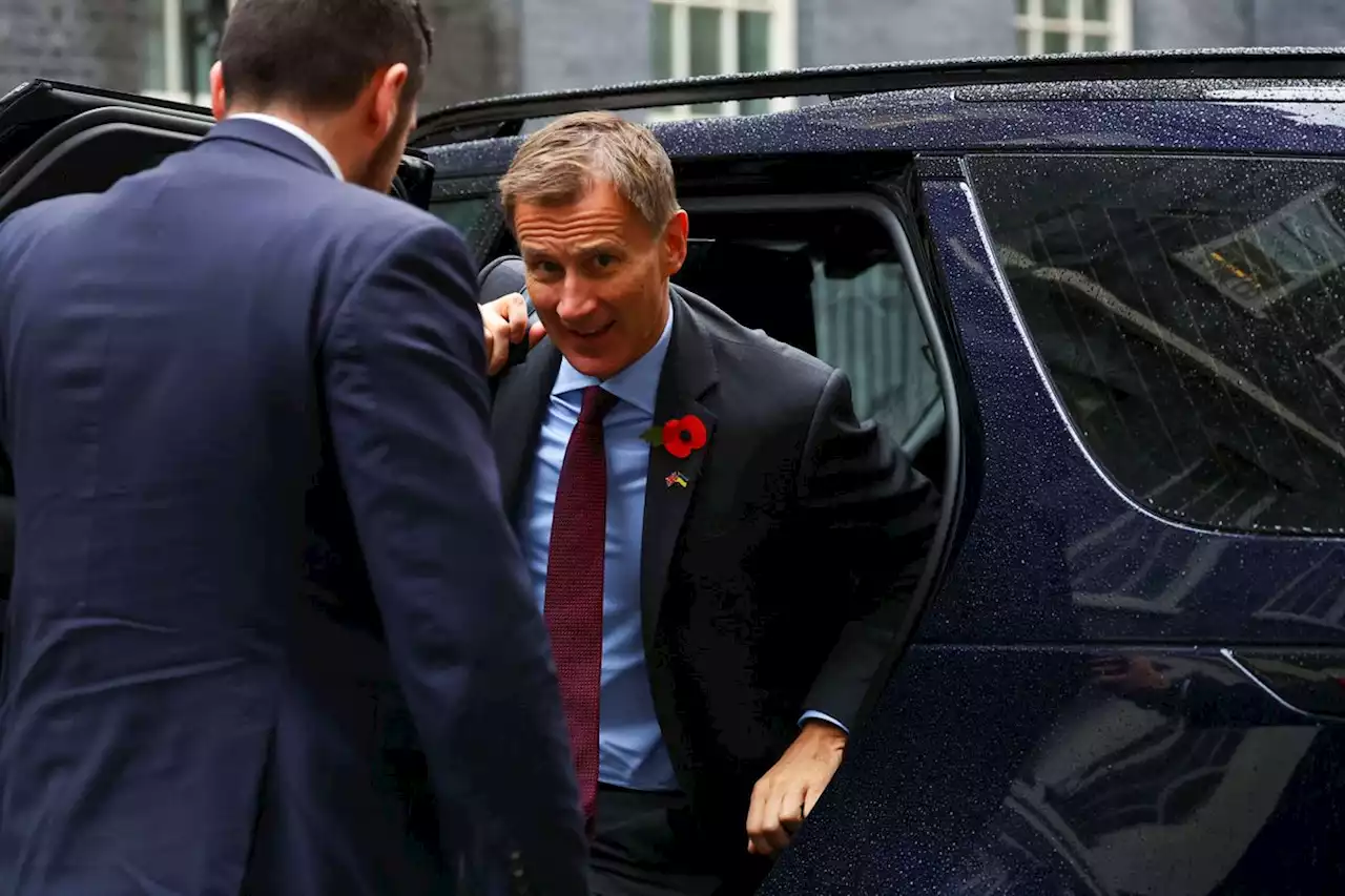 Jeremy Hunt set to outline 60 billion pounds in tax rises and spending cuts: report