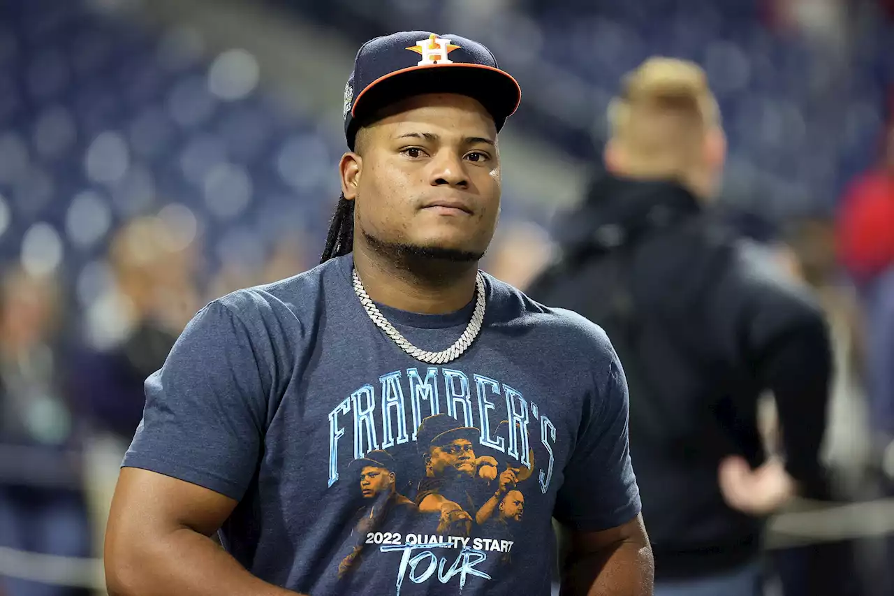 'We got his back': Astros teammates on wearing Framber Valdez T-shirts before Game 6