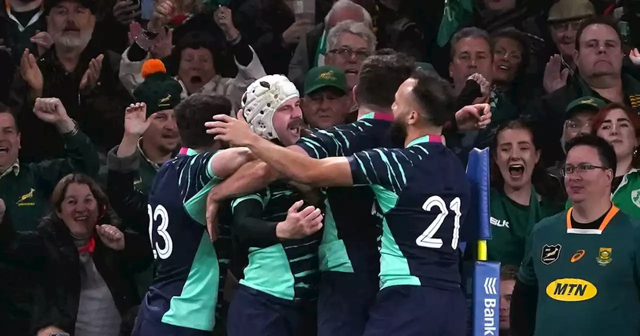 Ireland stand firm against intense Springboks challenge to claim another memorable win