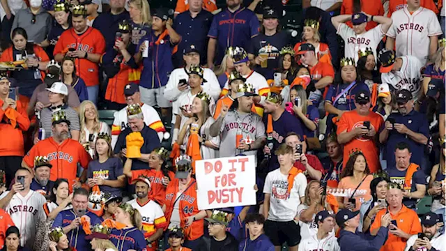 PHOTOS: Best Houston Astros’ fans signs of the night - Game 6 at Minute Maid Park