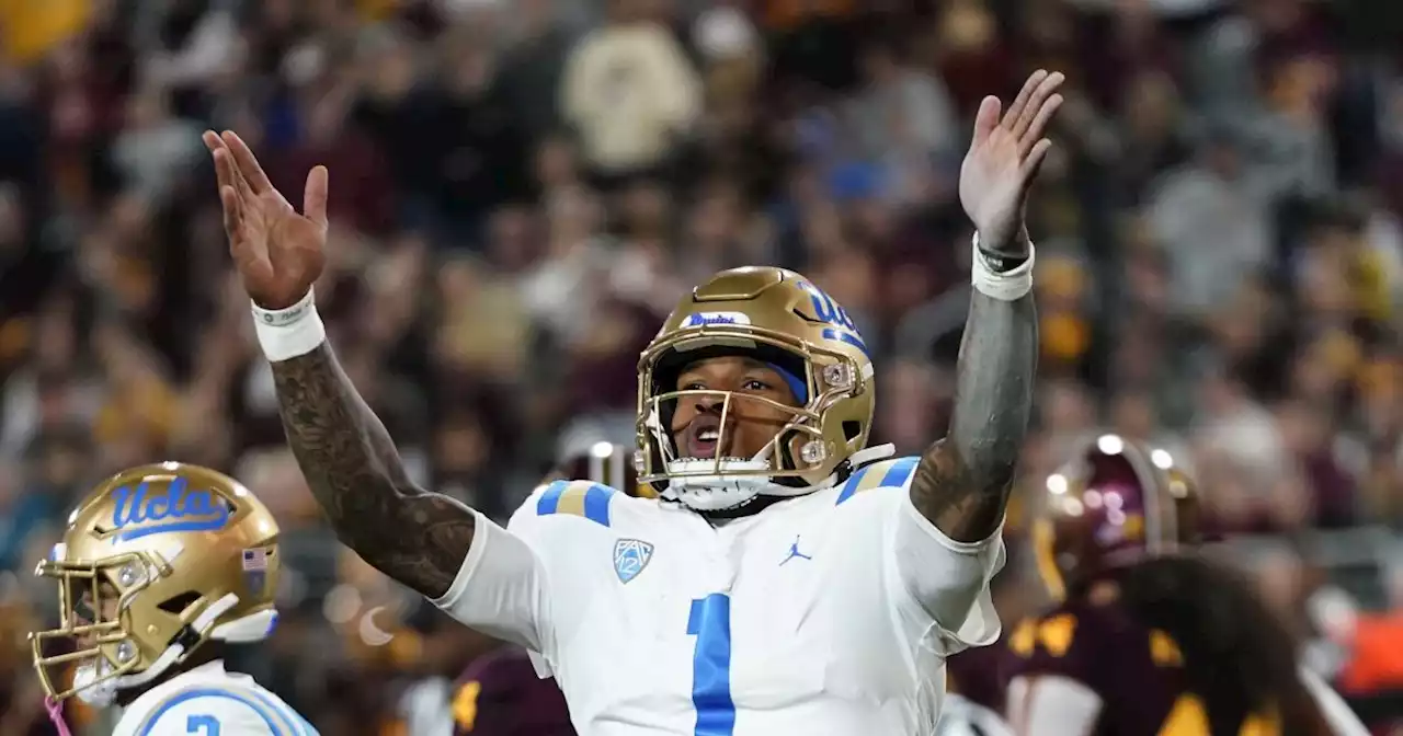 Dorian Thompson-Robinson helps No. 12 UCLA run wild as Bruins hold off Sun Devils