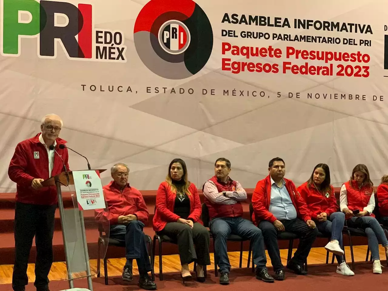 PRI Edomex rechaza paquete fiscal de la federación 2023