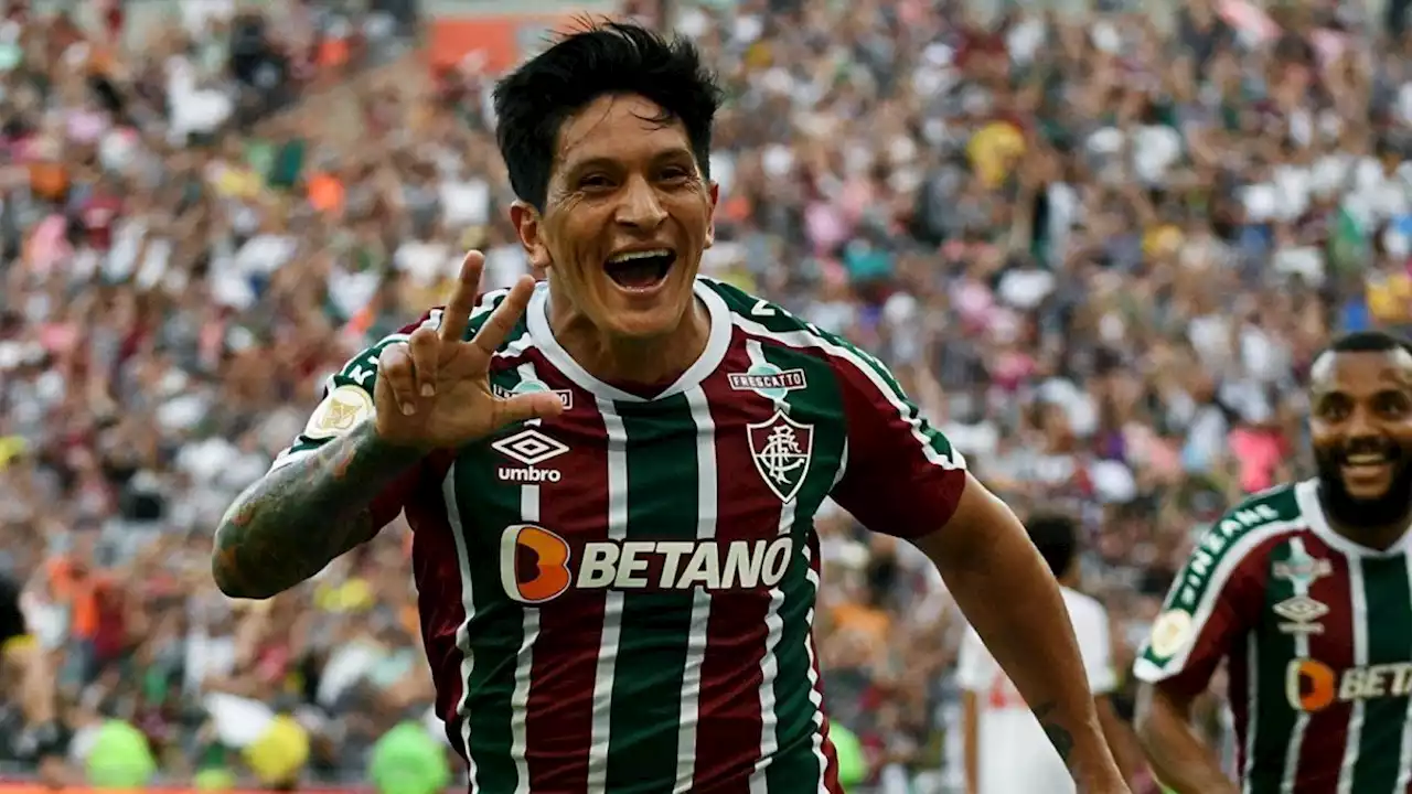 German Cano sigue on fire: hat-trick en la victoria de Fluminense ante San Pablo