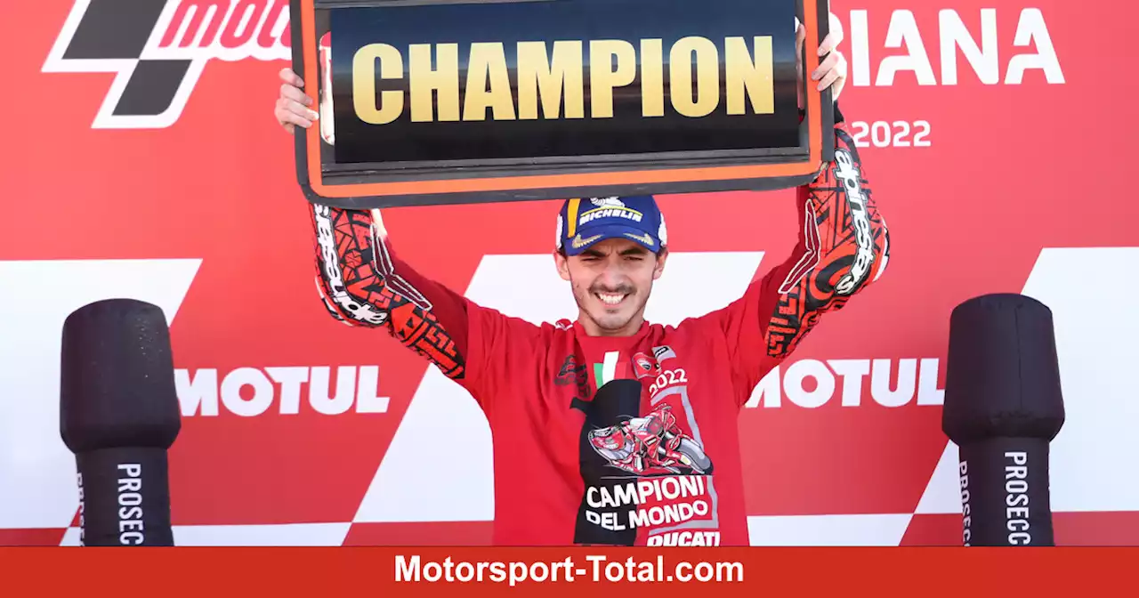 'Wir haben diesen Titel verdient': Francesco Bagnaia als MotoGP-Champion