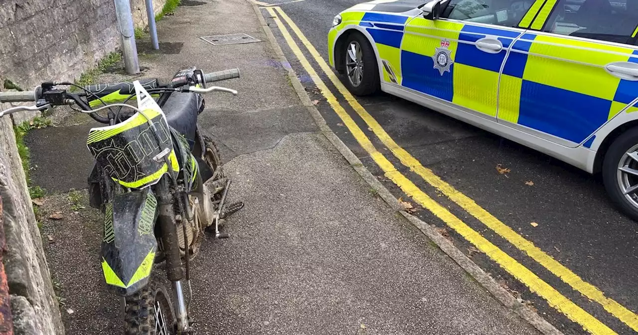 Biker who said he would 'smoke' police stalled before moving