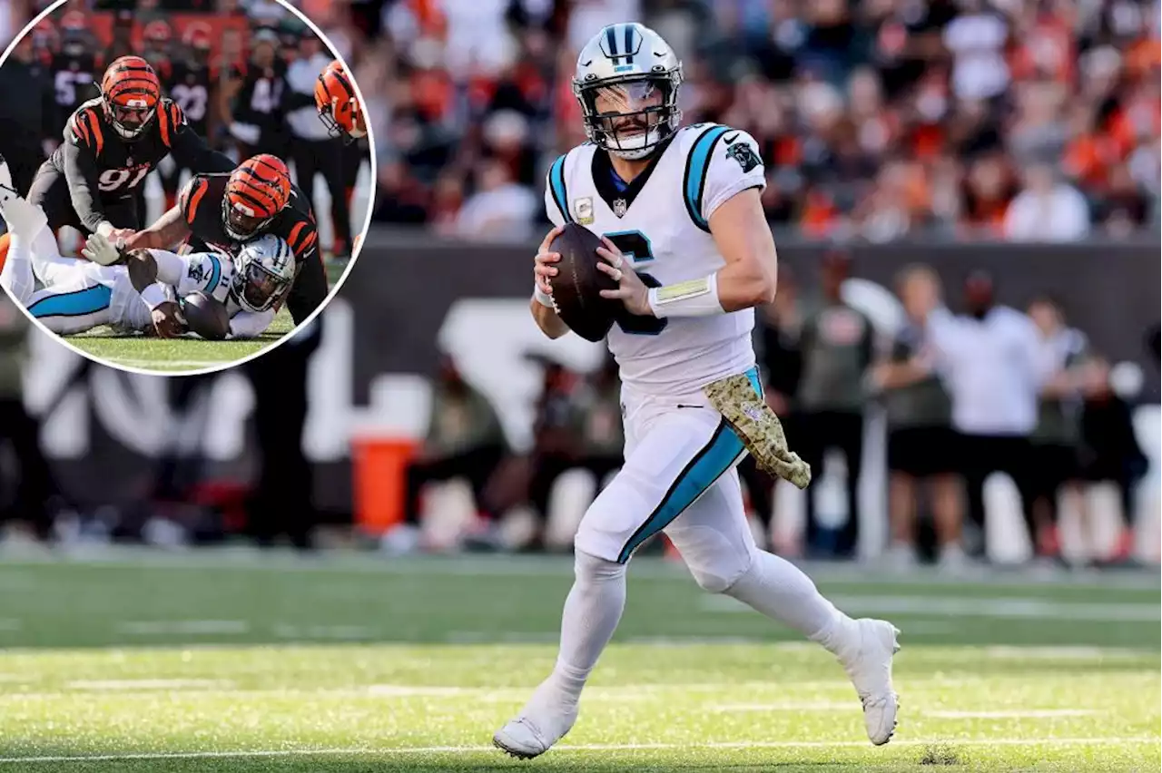 Baker Mayfield takes over at QB after Panthers’ miserable first half