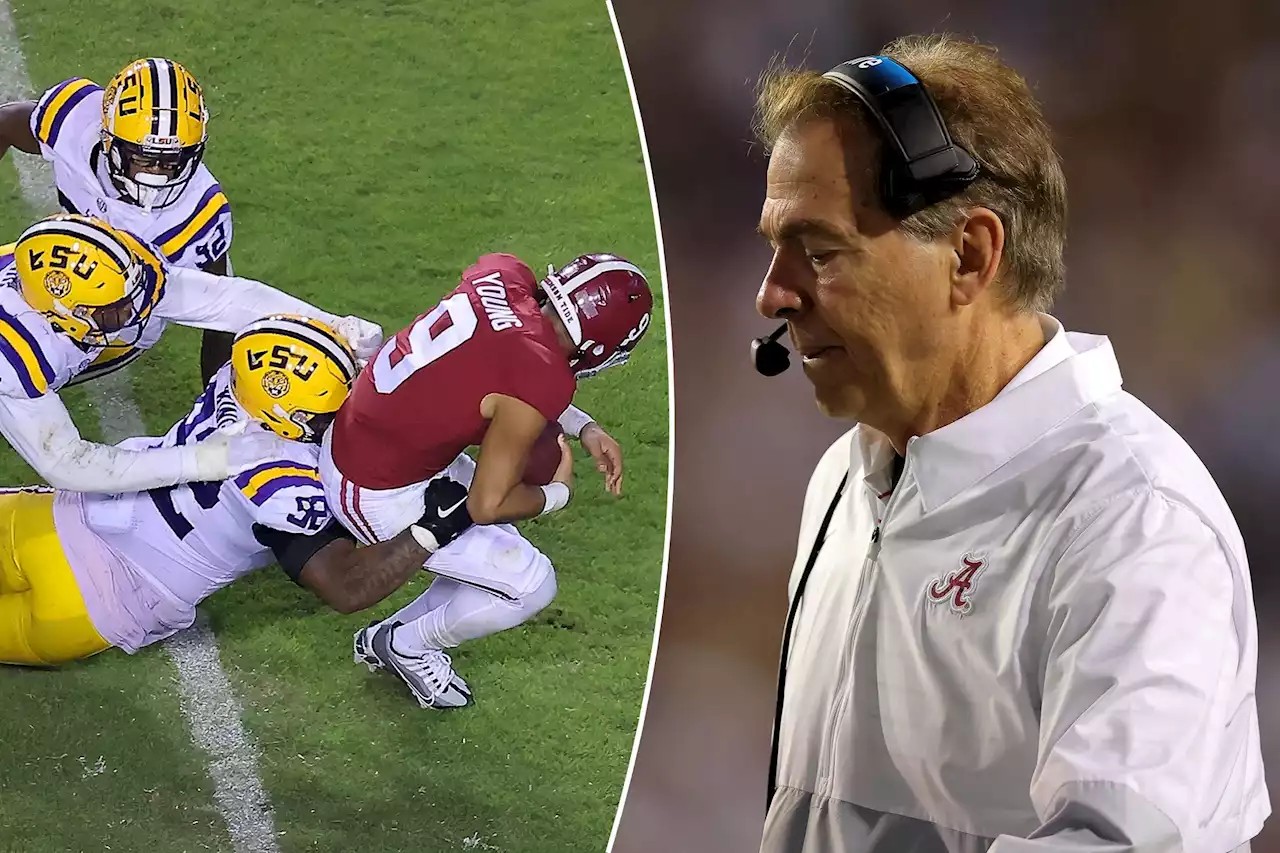 Nick Saban hits Alabama low point after loss to LSU ends playoff hopes