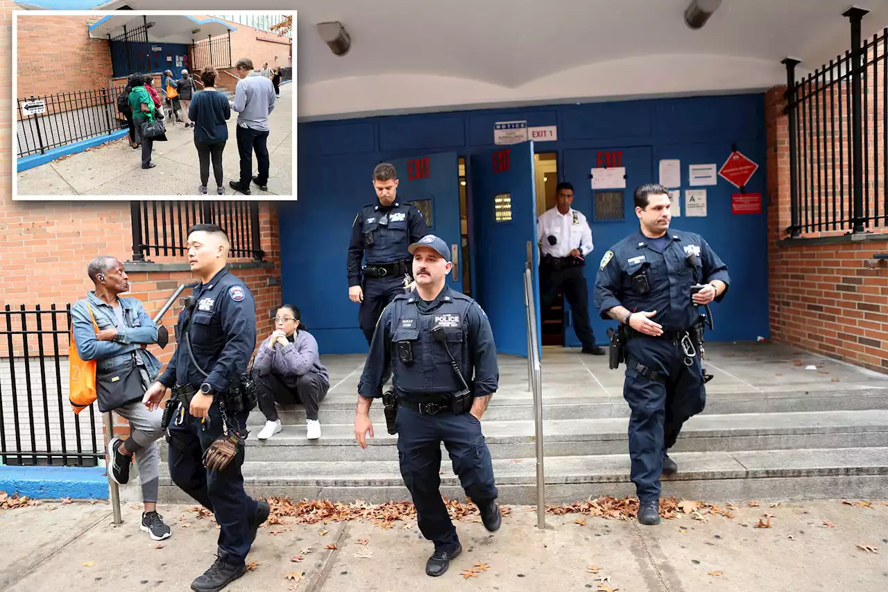 NYPD bomb squad probes threat on Manhattan polling site