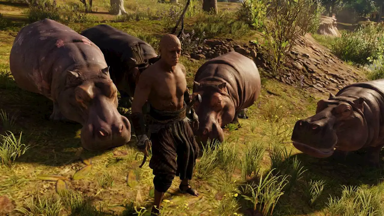 Becoming king of the hippos using Assassins' Creed Origins' cheat console