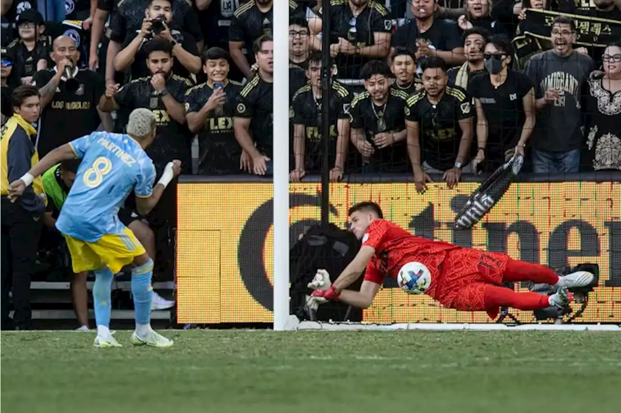 Los Angeles FC goalkeeper John McCarthy denies Union the MLS Cup