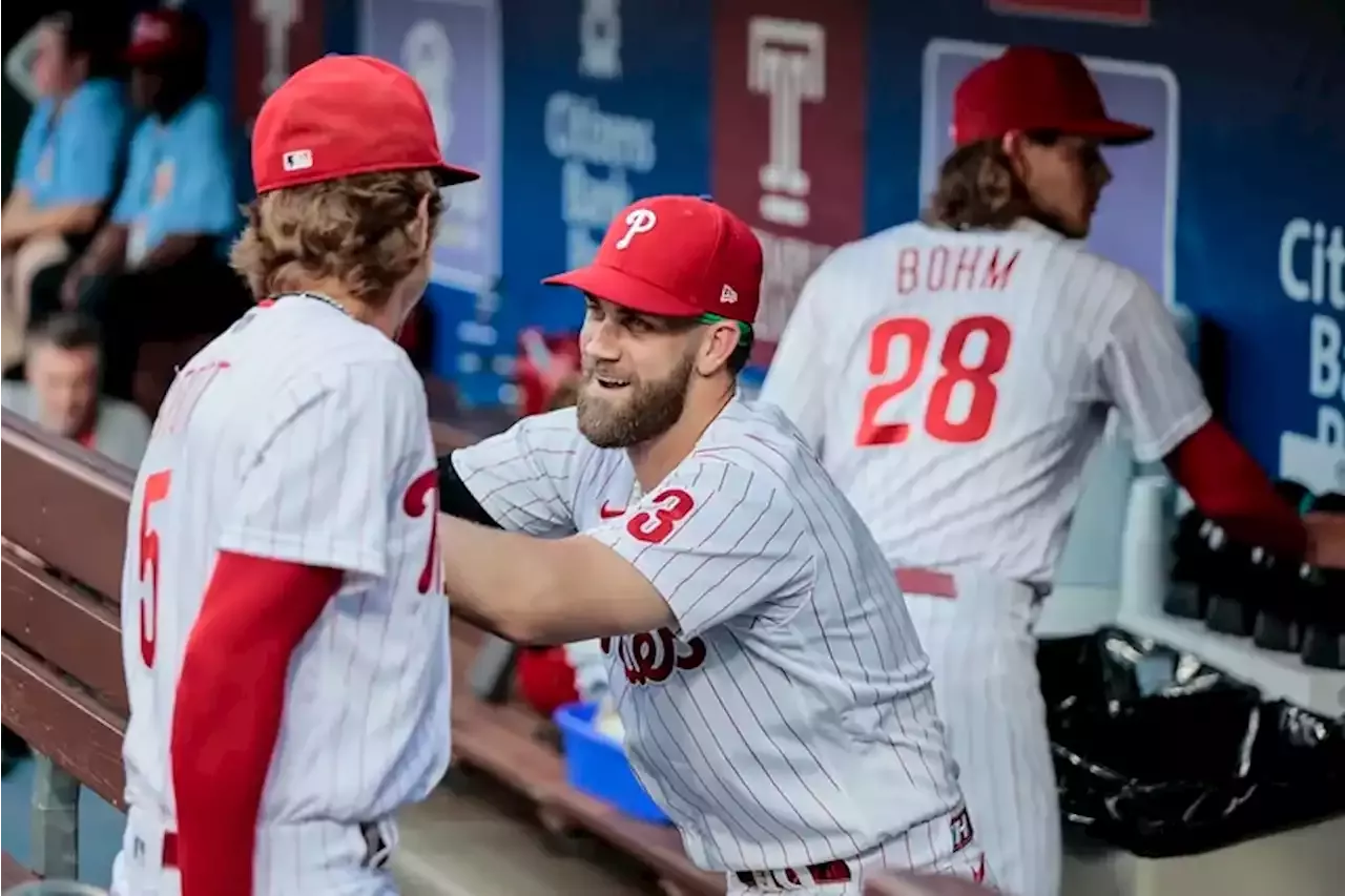 Phillies' Bryce Harper 'a great host' for house guest Bryson Stott during  the playoffs