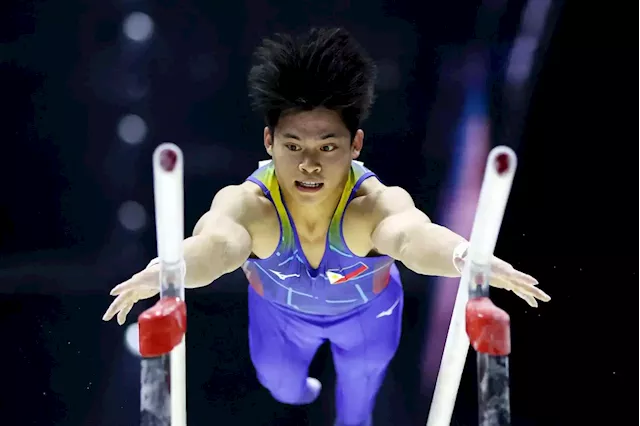 Carlos Yulo clinches silver as Armanian claims vault title in world  gymnastics tiff