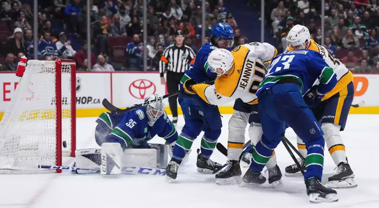 After blowing another lead vs. Predators, Canucks head east looking to salvage season