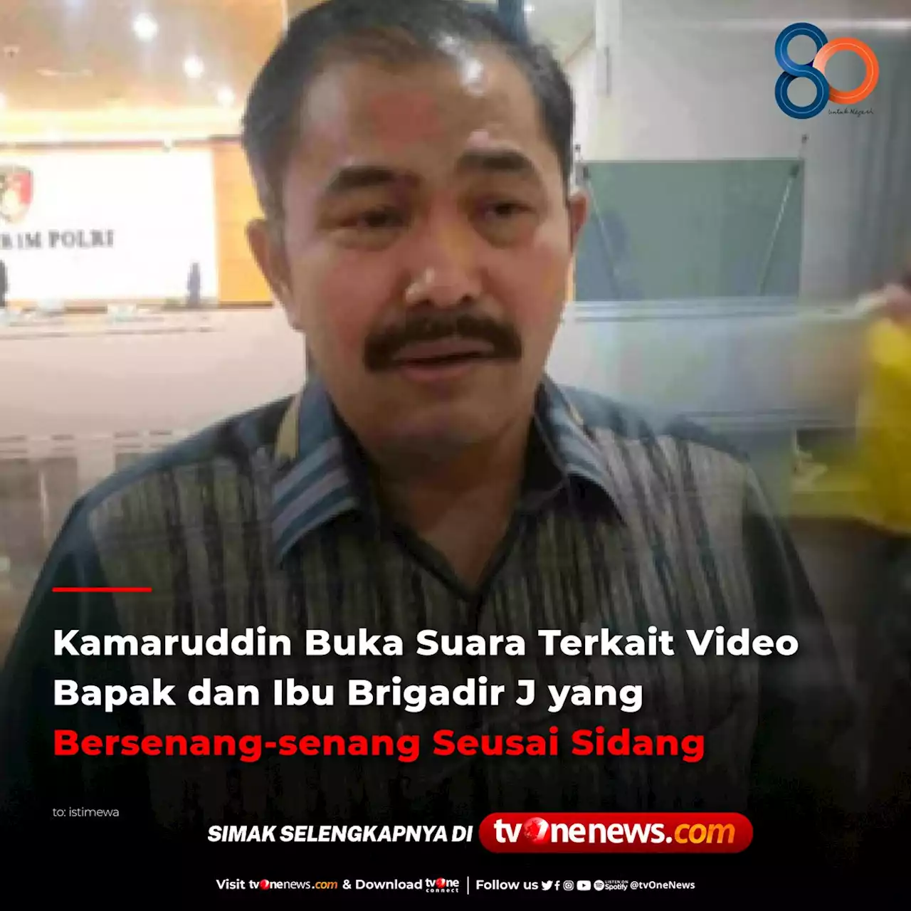 Kamaruddin Buka Suara Terkait Video Bapak dan Ibu Brigadir J yang Bersenang-senang Seusai Sidang