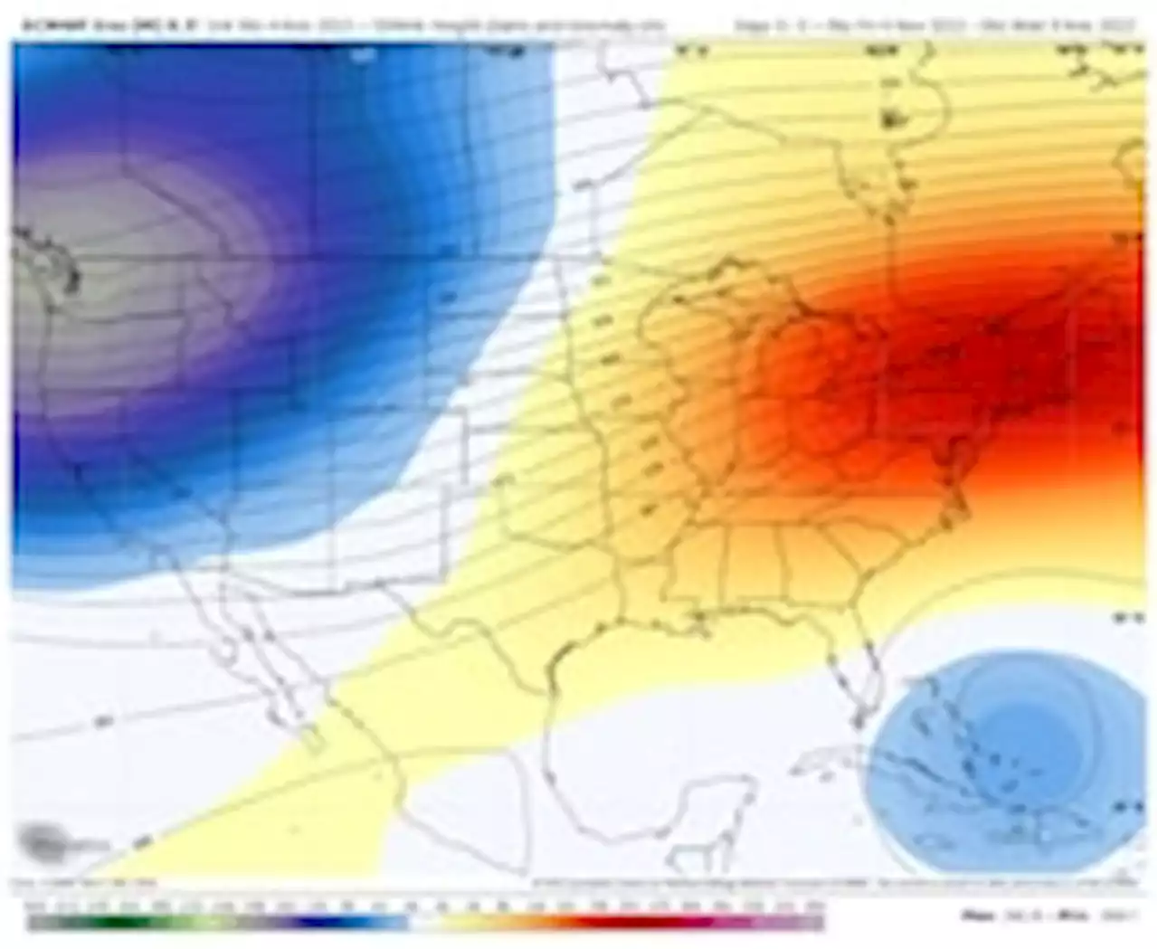 Record November warmth is on the way up and down the East Coast