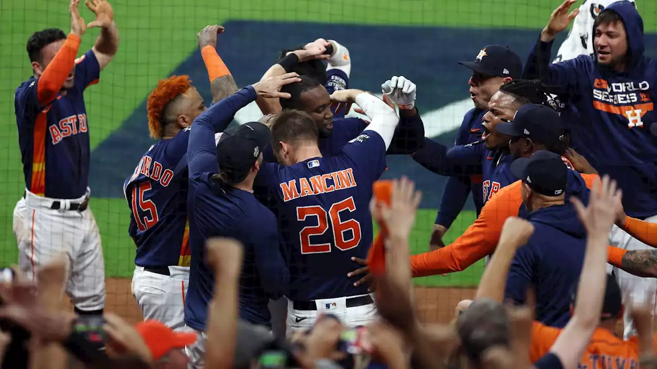 World Series: Astros catapult into Game 6 lead vs. Phillies on mammoth Yordan Alvarez homer, close in on title