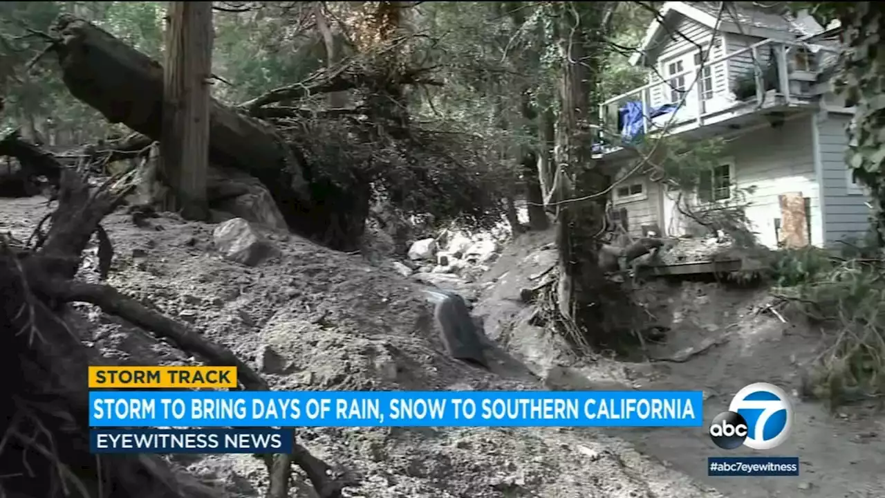 Storm could bring flash flooding, mudflows to burn areas in SoCal mountain communities