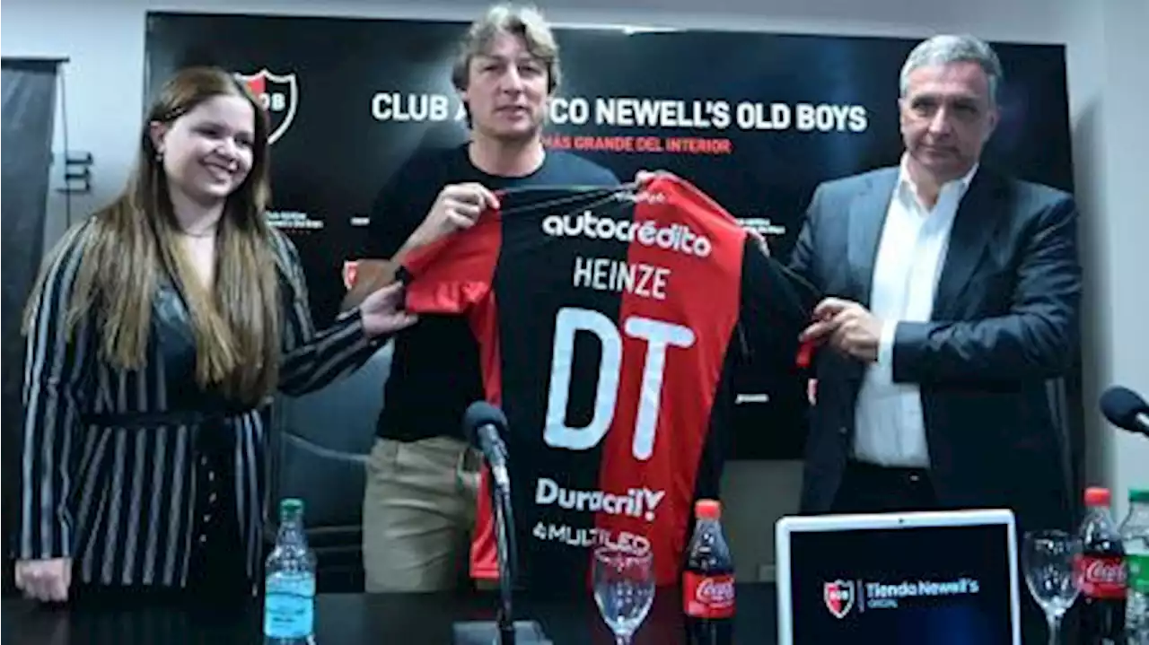 Gabriel Heinze oficializó su llegada como nuevo entrenador de Newell's