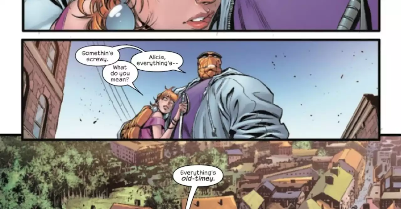 Fantastic Four #1 Preview: Stuck in the Past