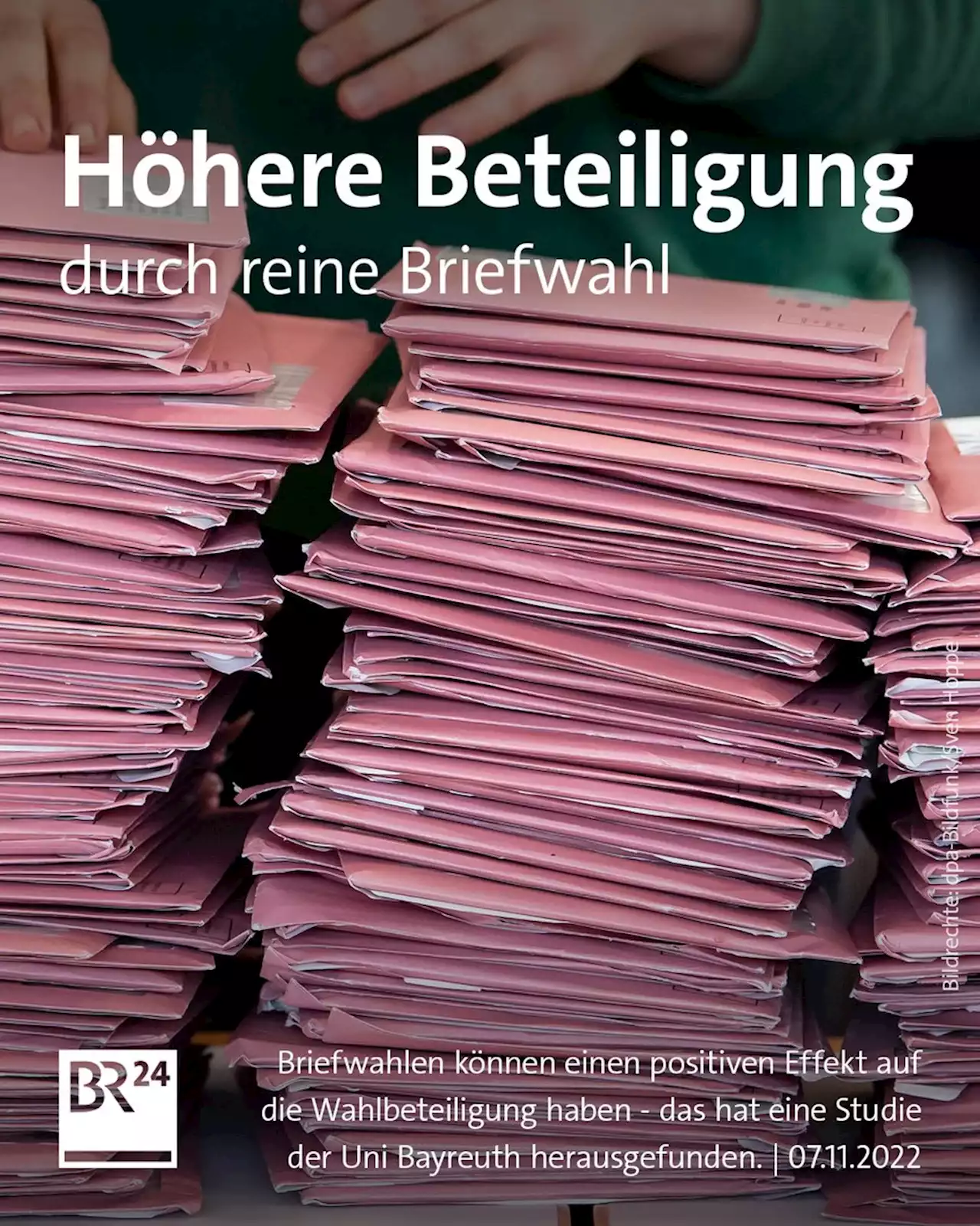 Studie: Reine Briefwahlen führen zu höherer Beteiligung