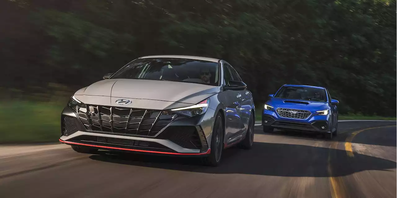 Juvenile Delinquents: 2022 Hyundai Elantra N vs. 2022 Subaru WRX Limited