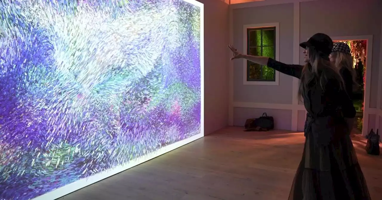 Monet's Garden, New York City's latest immersive art exhibit, mixes beloved artist's work with fresh technology