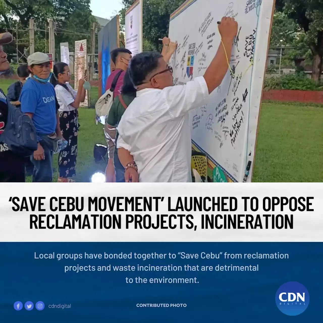 ‘Save Cebu Movement’ launched to oppose reclamation projects, incineration