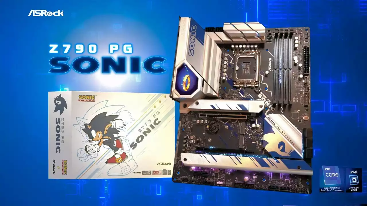 ASRock Z790 PG Sonic: Mainboard für Intel Raptor Lake und Fans des blauen Igels