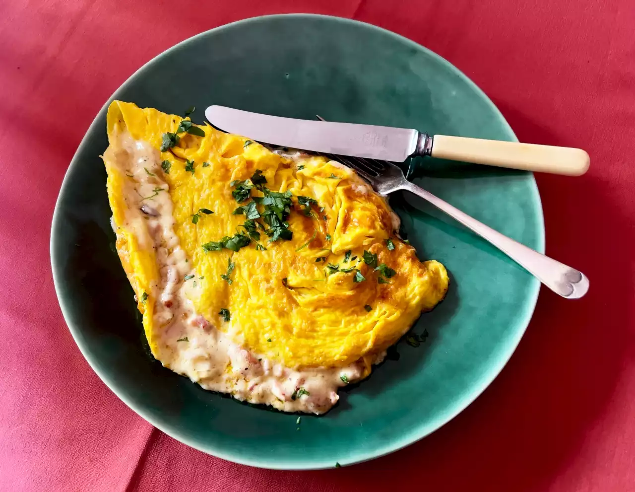 HEARTY BREAKFAST: What’s cooking today: Cheese and bacon omelette