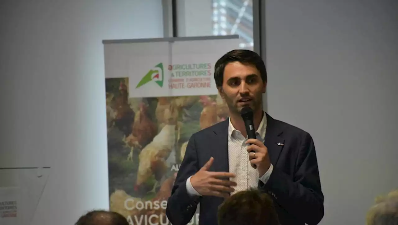 Sébastien Albouy, nouveau président de la Chambre d’agriculture de la Haute-Garonne