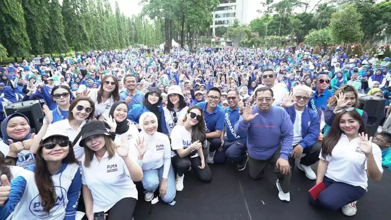 Kampanye Gaya Hidup Sehat, PAN Gelar Senam Sehat Birukan Langit Indonesia