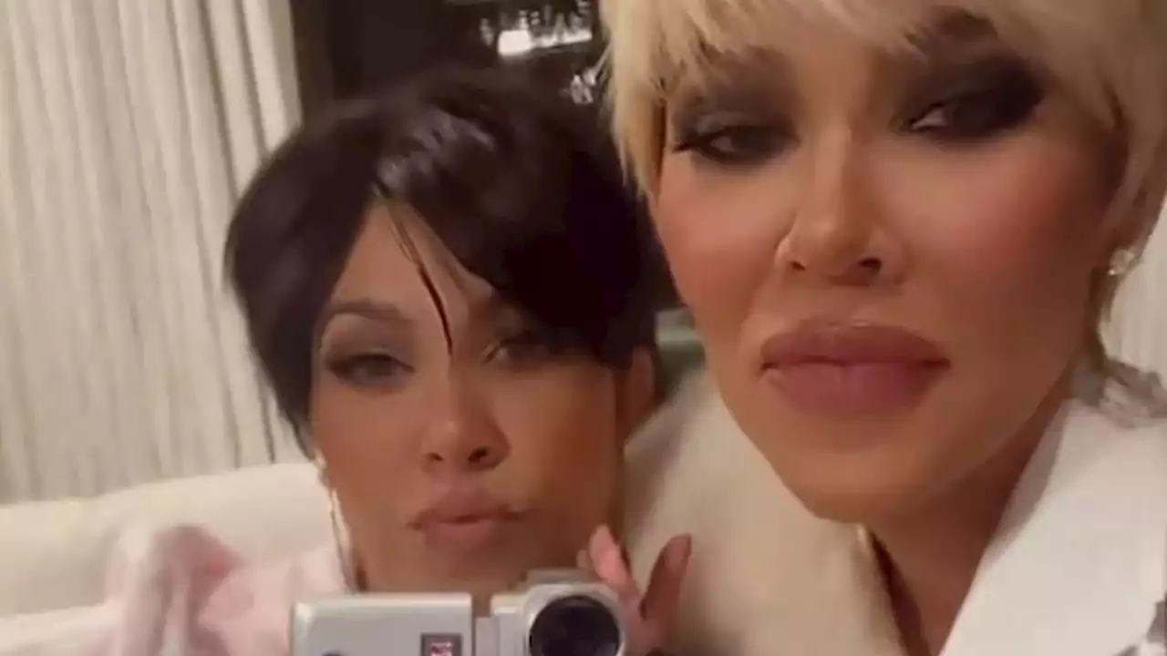 See the Kardashian Sisters Dressed Up as Kris Jenner for Her Birthday