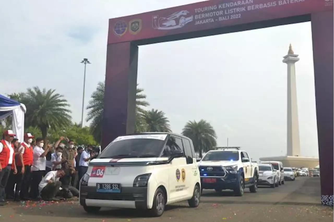 Dukung KTT G20 Wuling Bersama Kemenhub RI Gelar Turing Air ev Jakarta-Bali