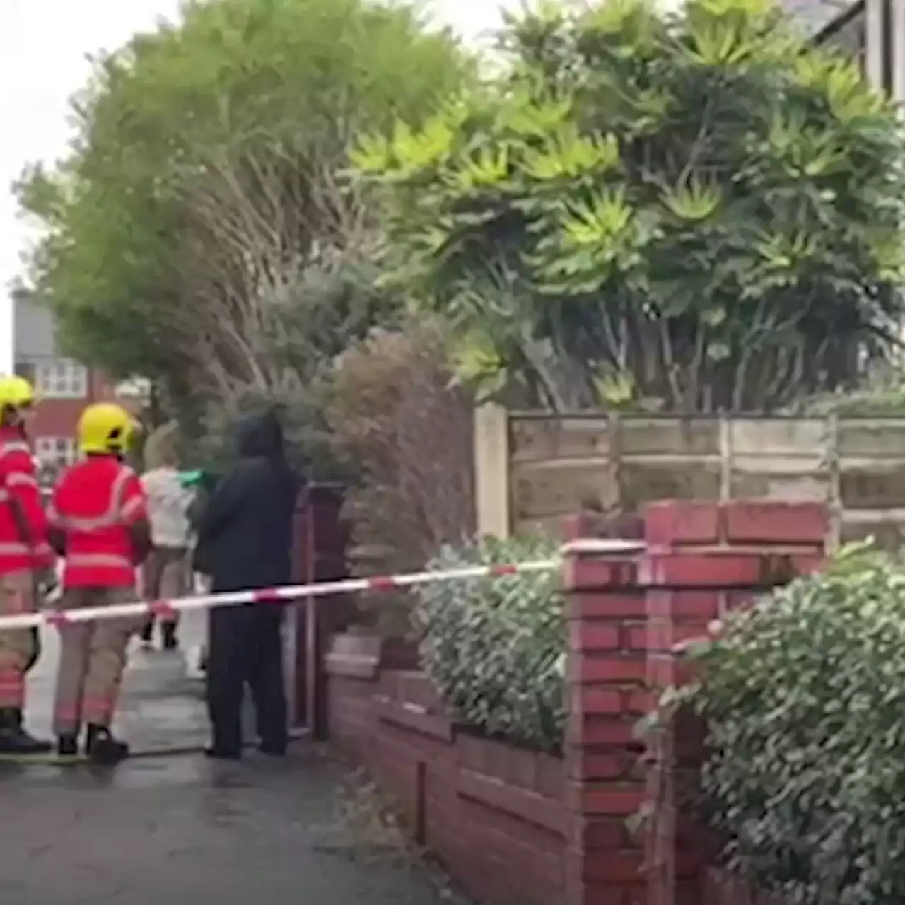 Neighbours evacuated from home after fire breaks out at Oldham home