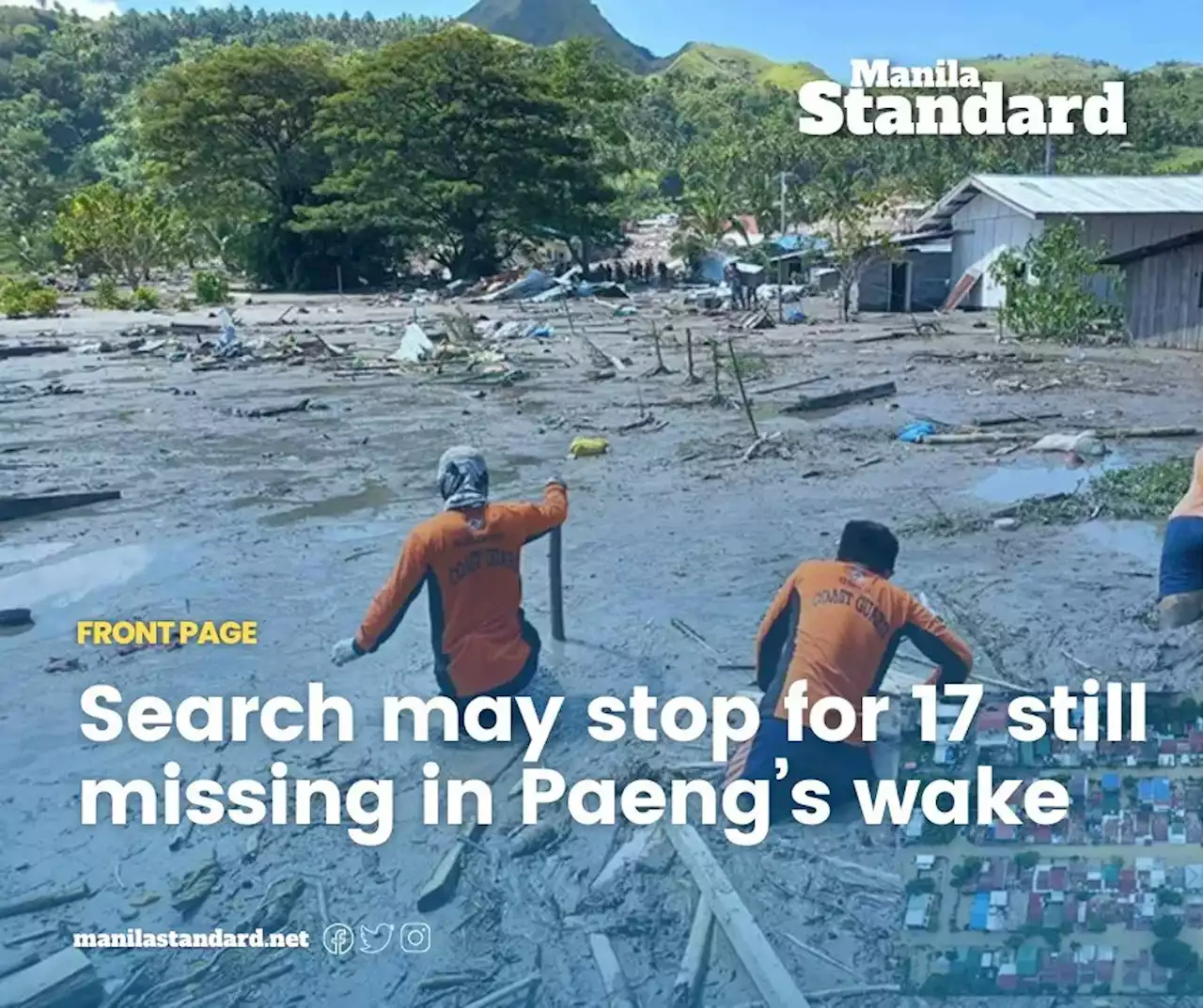 Search may stop for 17 still missing in Paeng’s wake